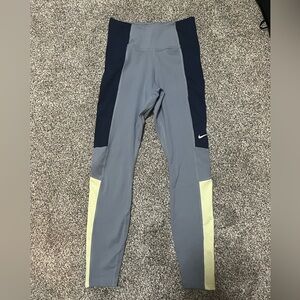 Nike Gray and Navy Leggings